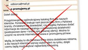 Nie daj się nabrać na ten spam