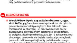 Orzeczenie sądów w sprawie opodatkowania bankowozów