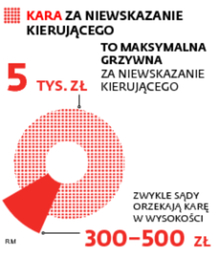 Kara za niewskazanie kierującego