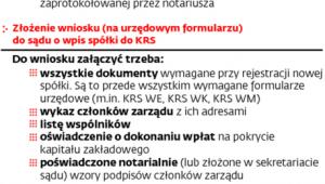Krok po kroku: jak przenieść spółkę z RHB do KRS