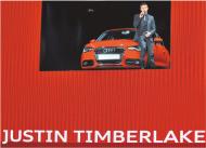 Justin Timberlake promuje w Genewie nowy model Audi A1 Fot. AFP