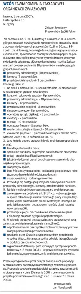 <strong>Obowiązki</strong> <strong>pracodawcy</strong> przy zwolnieniach grupowych
