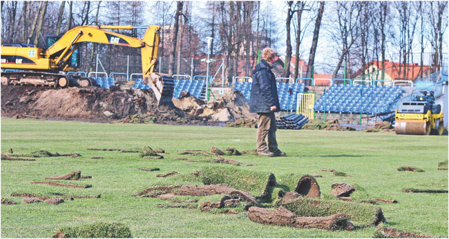 Pod względem liczby obecnie powstających stadionów jesteśmy najlepsi w Europie Fot. Jacek Kozioł/SE Eastnews