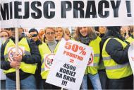 Protest przeciwko planom nałożenia na zakłady bukmacherskie obciążeń podatkowych Fot. Maciej Biedrzycki/Forum