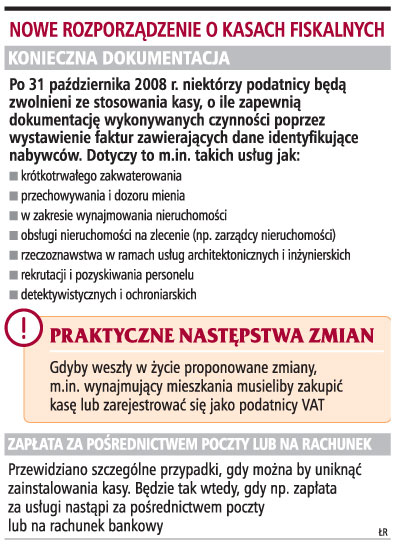 Nowe rozporządzenie o kasach fiskalnych