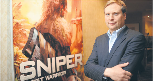 „Sniper” Marka Tymińskiego konkuruje z inną polską superprodukcją – „Wiedźminem” Fot. Szymon Laszewski/Parkiet/Fotorzepa