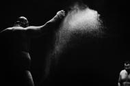 Zawodnik sumo w doyo