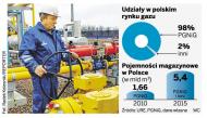 Udział w polskim rynku gazu