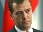 Prezydent Rosji Dmitrij Miedwiediew. Fot. Bloomberg