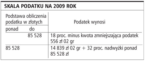 Podatki <strong>2009</strong>: Mniej stawek, te same koszty i niższa ulga na dzieci
