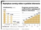Największe serwisy wideo w polskim internecie