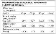 Komu opłaci się w 2009 roku <strong>podatek</strong> <strong>liniowy</strong>, a komu skala PIT