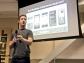 Mark Zuckerberg, założyciel i CEO Facebook Inc, przemawia na konferencji prasowej w siedzibie firmy w Palo Alto, Kalifornia, USA
