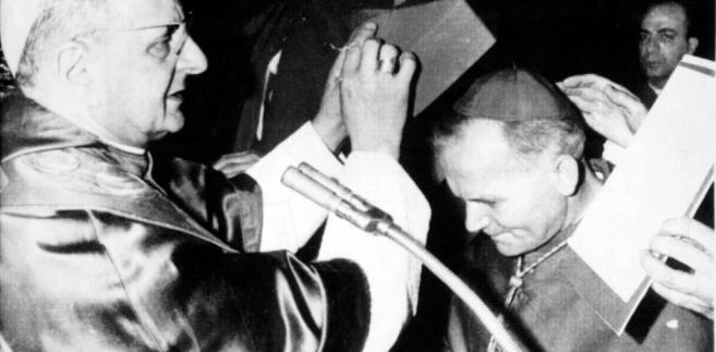 27 lipca 1967 Karol Wojtyła przyjmuje święcenia kardynalskie z rąk papieża Pawła VI fot. zuma/newspix.pl