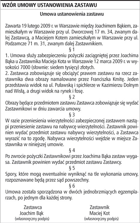 Jak osoba fizyczna może skutecznie <strong>zabezpieczyć</strong> udzieloną pożyczkę