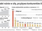 E-handel rośnie w siłę, przybywa konkurentów Allegro