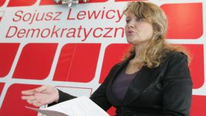 Katarzyna Piekarska jest liderką listy SLD w okręgu podwarszawskim.