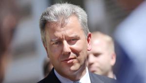 Minister infrastruktury Cezary Grabarczyk otwiera listę PO w woj. łódzkim.