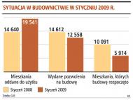 Sytuacja w budownictwie w styczniu 2009 r.