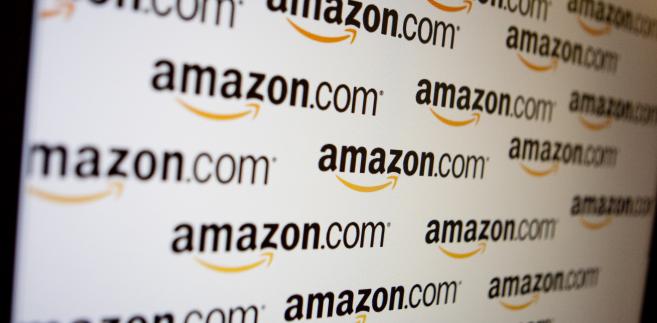 Logo Amazon. Fot. Andrew Harrer/Bloomberg