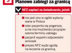 Planowane zabiegi za granicą