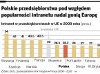 Polskie przedsiębiorstwa pod względem popularności Intranetu nadal gonią Europę