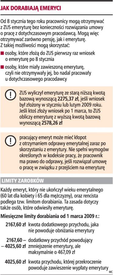 Coraz więcej osób ubiega się <strong>o</strong> odwieszenie <strong>emerytur</strong>