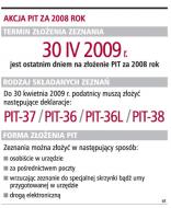 Tylko 30 proc. podatników złożyło roczny <strong>PIT</strong> za 2008 rok