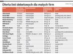 Oferta linii debetowych dla małych firm