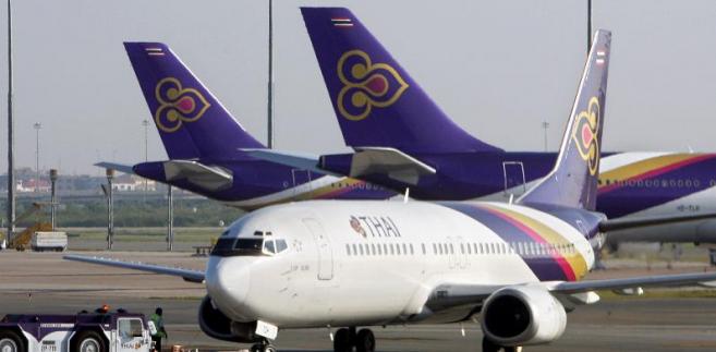 10. miejsce zajęły tajlandzkie linie lotnicze: Thai Airways International