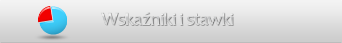 Wskaźniki i stawki