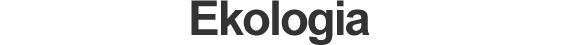 Ekologia