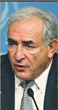 Dominique Strauss-Kahn, szef MFW, uważa, że polska gospodarka ma dobre fundamenty Fot. Bloomberg