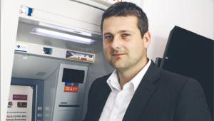 Piotr Kawczyński, dyrektor ds. rozwoju sieci bankomatów w Diebold Poland Fot. Wojciech Górski