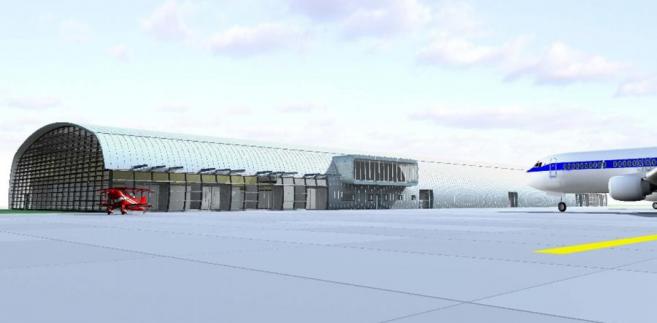 Terminal pasażerski lotniska w Modlinie w Warszawie. Fot. materiały inwestora