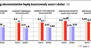 Ile według ekonomistów będą kosztowały euro i dolar