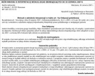 Jak uzyskać interpretację podatkową od 1 lipca 2007 r.