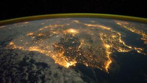 Półwysep Iberyjski Fot. dzięki uprzejmości NASA / JPL-Caltech