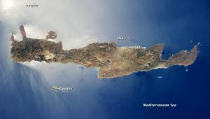 Heraklion na Krecie. Fot. dzięki uprzejmości NASA / JPL-Caltech