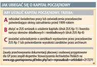Jak ubiegać się o kapitał początkowy
