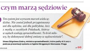 O czyn marzą sędziowie