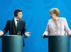 Zełenski w Berlinie: Na temat Nord Stream 2 mamy z Merkel odmienne zdania