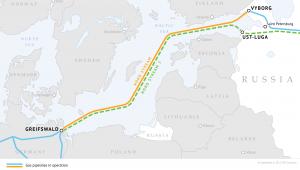 Nord Stream 2 - mapa