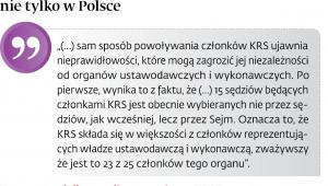 KRS budzi wątpliwości nie tylko w Polsce