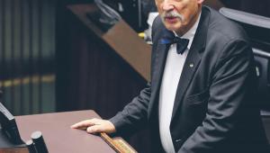 Janusz Korwin-Mikke, lider partii KORWiN