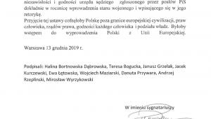 Oświadczenie Komitetu Helsińskiego