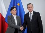 Grodzki spotkał się z Jourovą. "Komisarz dostrzega ryzyko powiązania praworządności z budżetem UE"