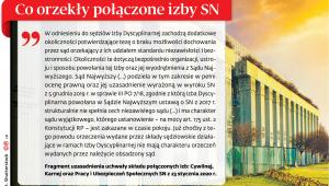 Co orzekły połączone izby SN