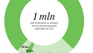 Pomoc z tarczy antykryzysowej - liczba wniosków