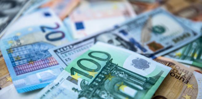 euro pieniądze